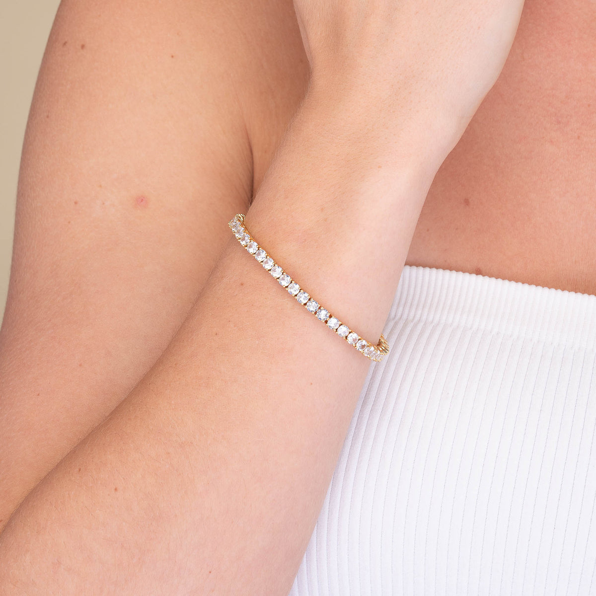 4mm Tennis Chain Unisex Bracelet