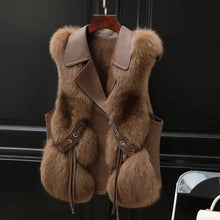 Dilara Women's Vest in Faux Fur – Elegant Design with Adjustable Cut & Soft Lining