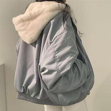 Daniela Teddy Oversize Jacket Women – Soft Reversible Bomber with Pockets & Streetwear Style