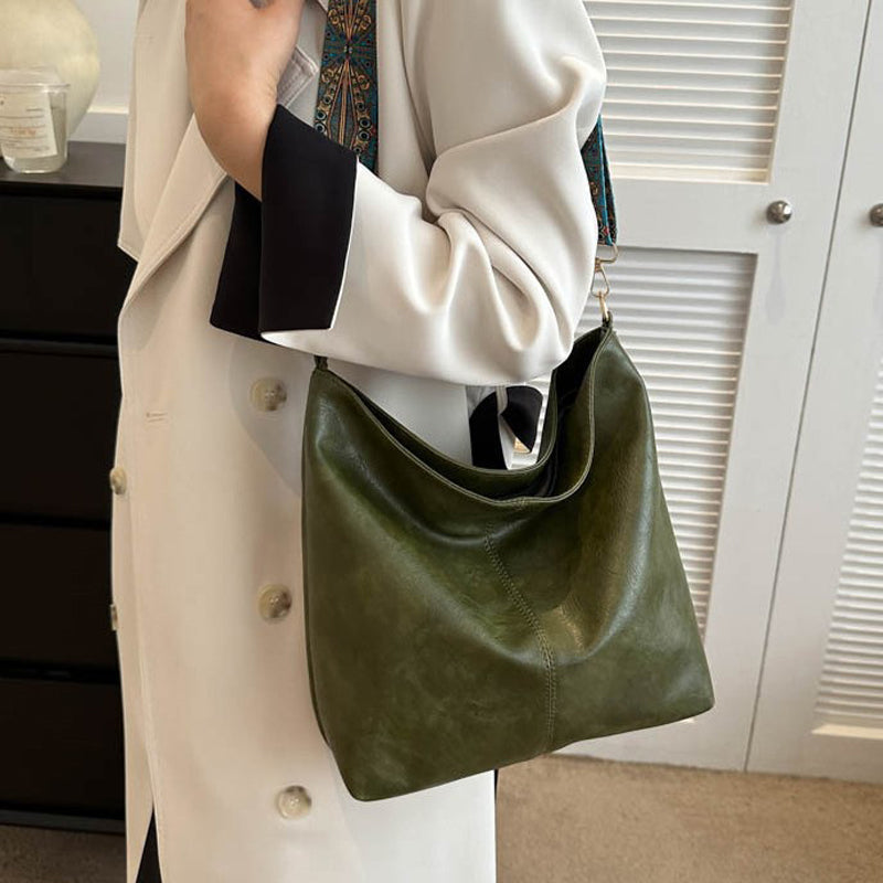 Sac Bandoulière Femme Wanda – Elegant Bag in PU with Zipper Closure & Compact Daily Format