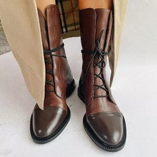 Zuriel Women's Boots – Elegant High Boots with Heel & Laces in Premium Leather