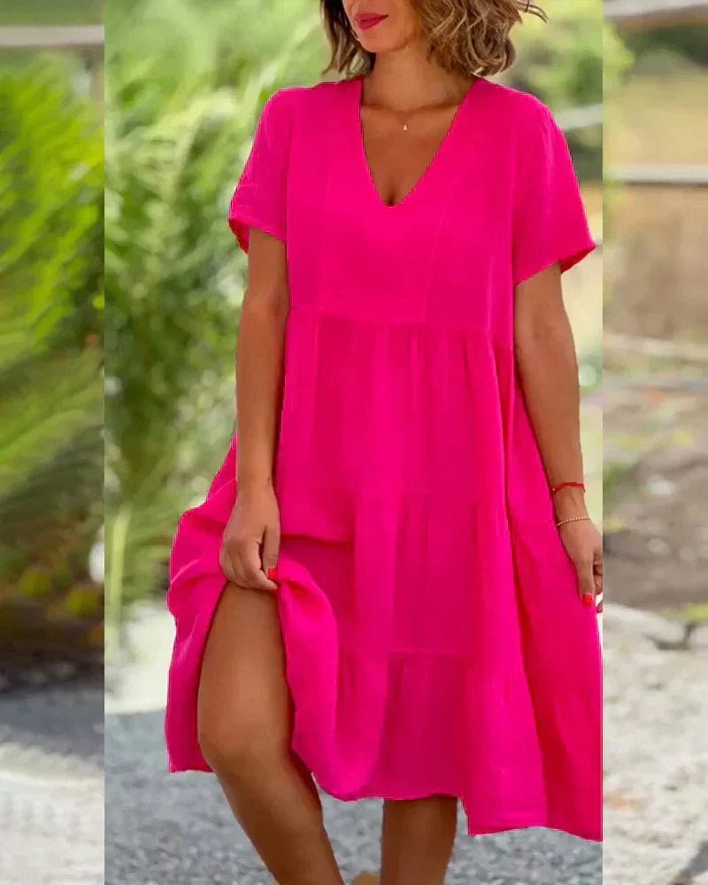 Cocktail Dress Woman Desarae – Midi Dress Off-Shoulder with Elegant Silhouette for Special Events