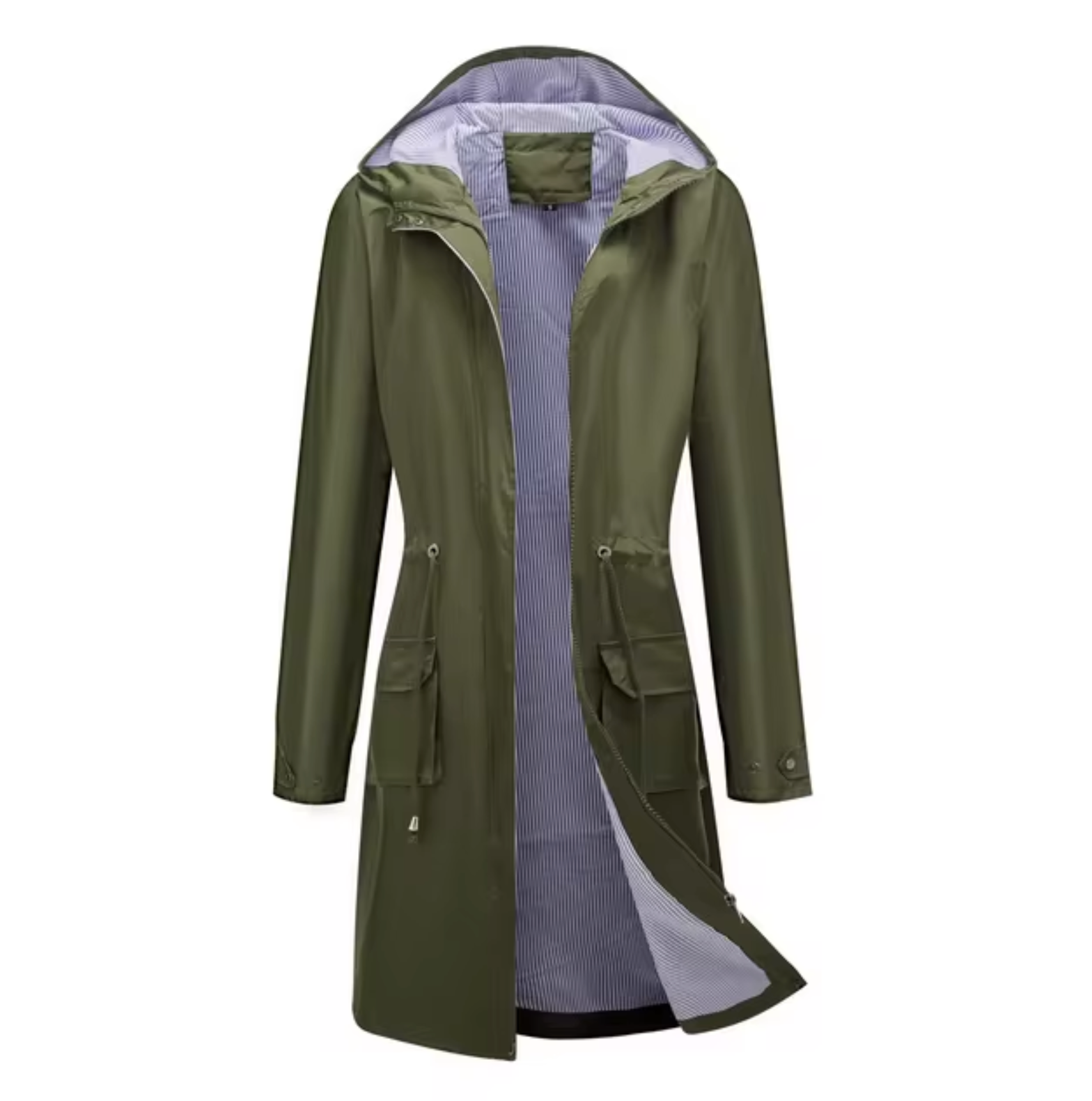 Adelaide Women's Coat – Long Waterproof Jacket with Hood & Breathable Feminine Cut