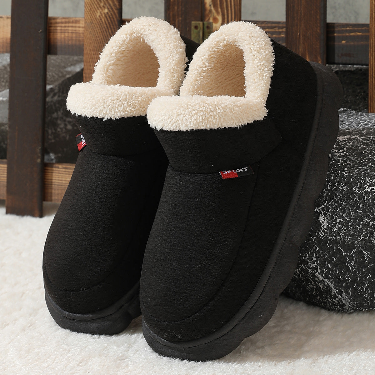 Rebecca – Plush Platform Sneakers for Women – Soft and Warm Winter Shoes with Comfortable Lining