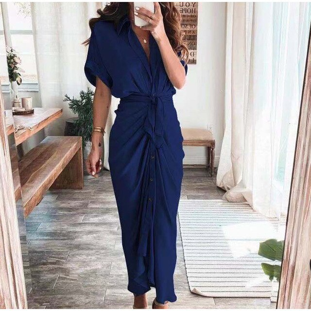 Evening Dress Women Julia – Elegant Long Dress in Airy Polyester with Trendy Details