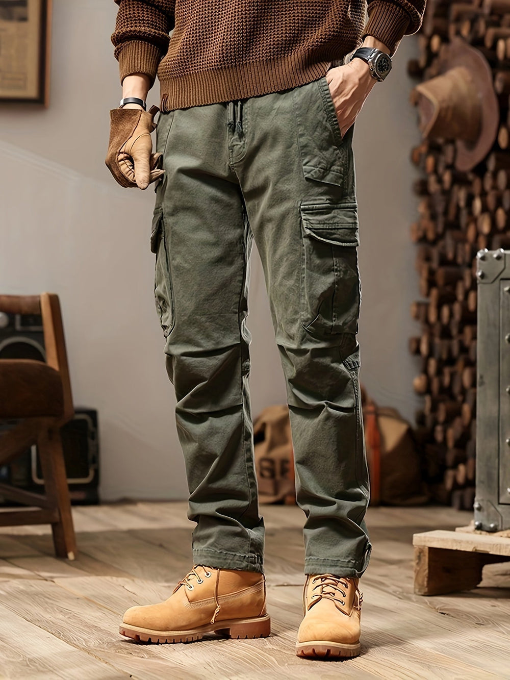 Mason Tactical cargo pants for men – Durable slim fit with multiple pockets & reinforced seams
