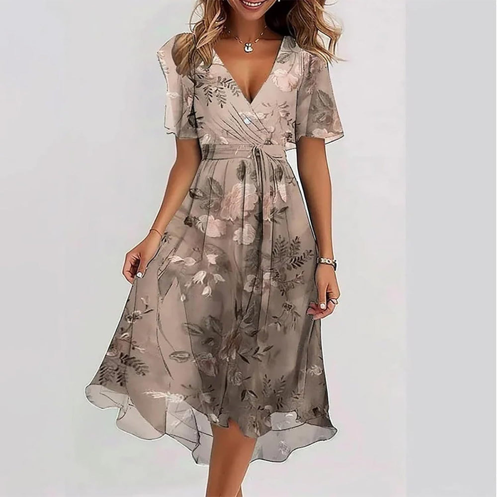 Élodie Women's Summer Dress – Lightweight and Casual Sleeveless A-Line Dress