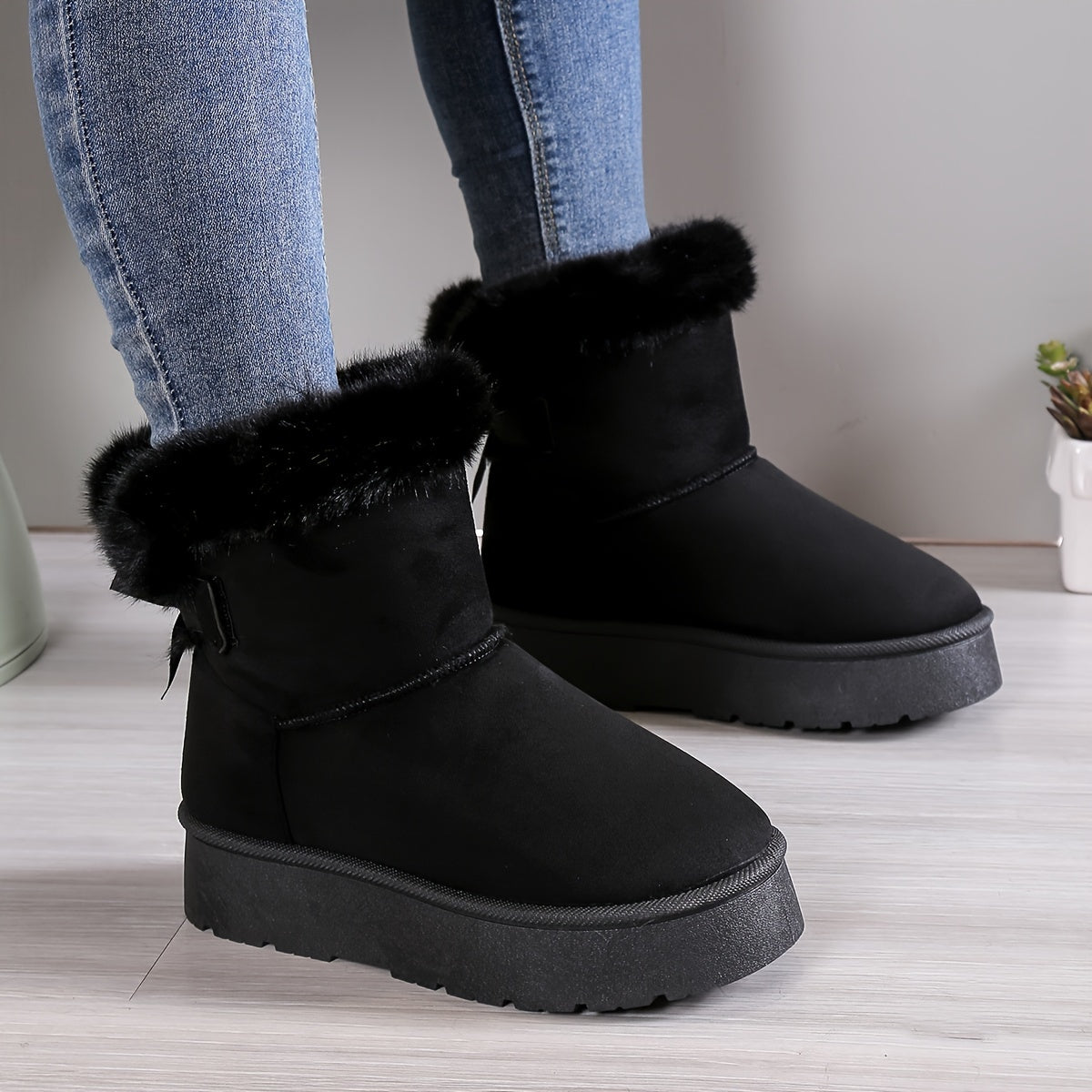Zainab Winter Boots Women – Warm Thermal Lining & Comfortable Non-Slip Sole