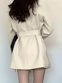 Nélia Blazer Dress Woman – Elegant Chic Tailored Dress with Long Sleeves for All Occasions