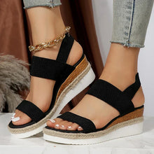 Anna Platform Sandals Women – Elastic Straps & Comfortable Summer Sandals with Stylish Look
