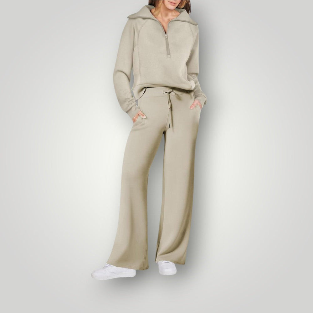 Lilou Ensemble Loungewear Woman – Sweatshirt & Comfortable Jogging Pants in Soft & Luxurious Fabric