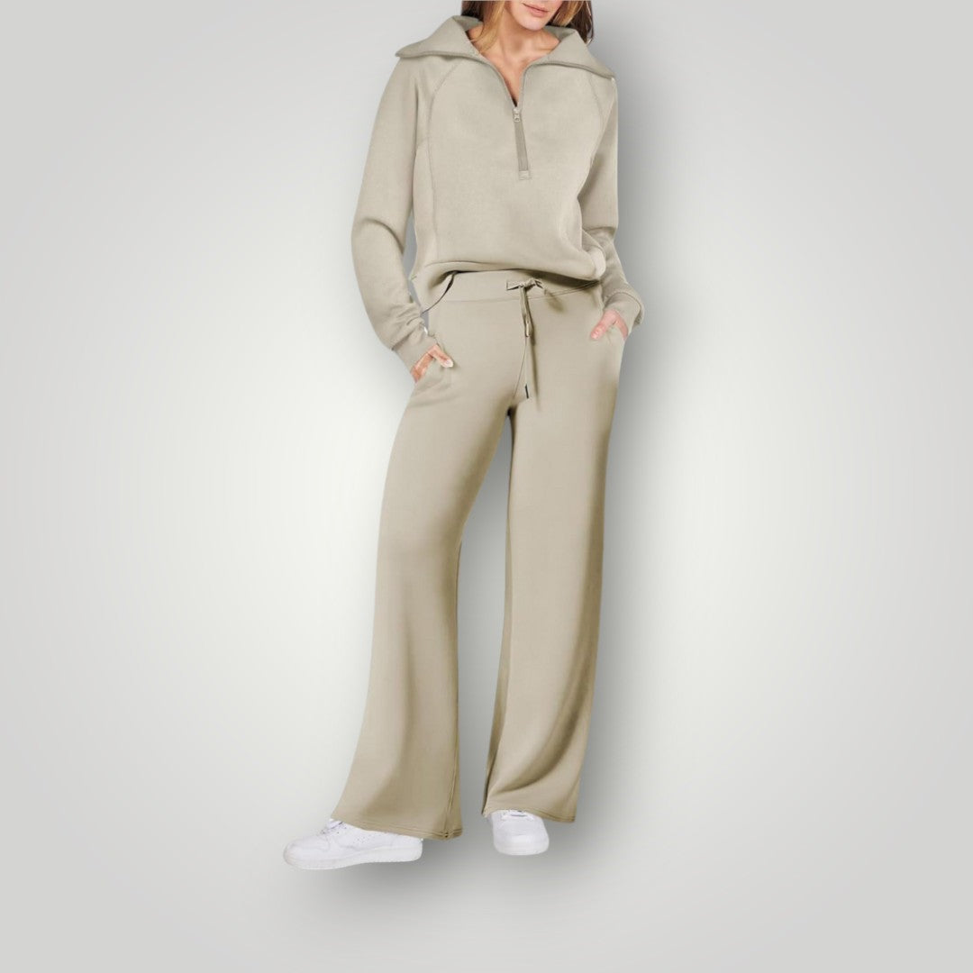 Lilou Ensemble Loungewear Woman – Sweatshirt & Comfortable Jogging Pants in Soft & Luxurious Fabric
