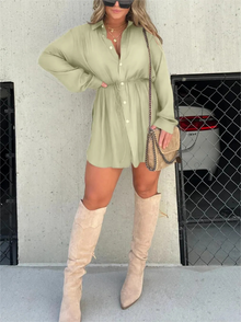 Tamara Robe-Jumpsuit Woman – Elegant with Integrated Shorts & Flattering Waist Belt