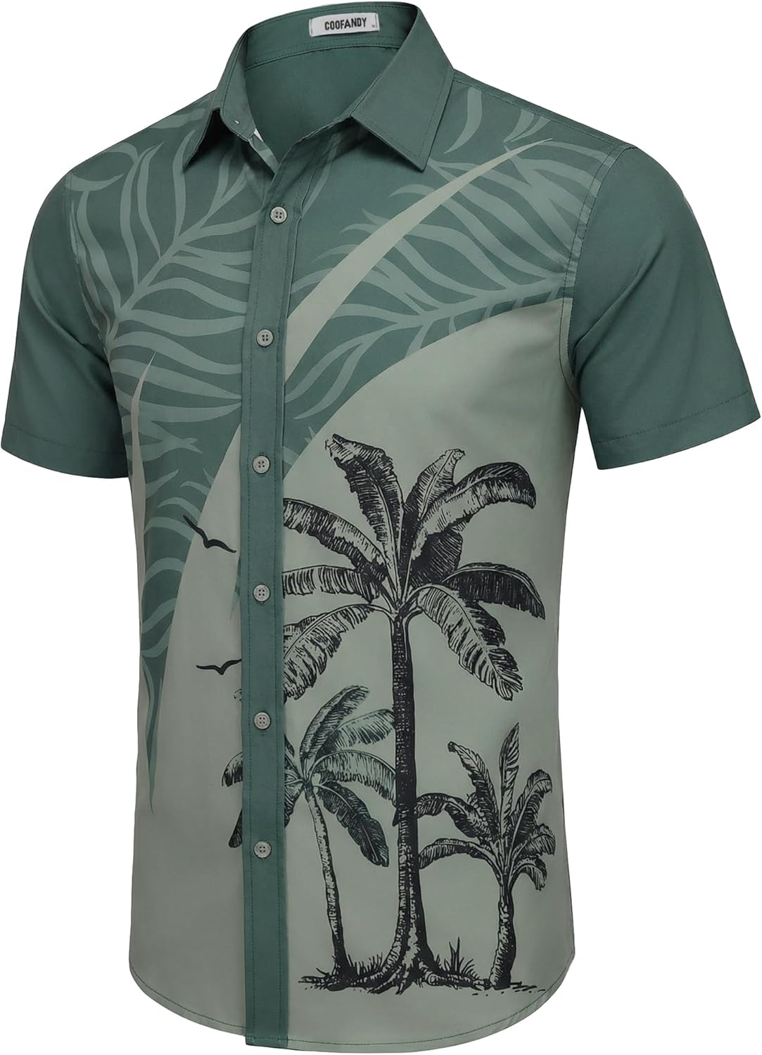 Carlos Men's Hawaiian Shirt – Tropical Summer Shirt, Lightweight & Quick-Drying