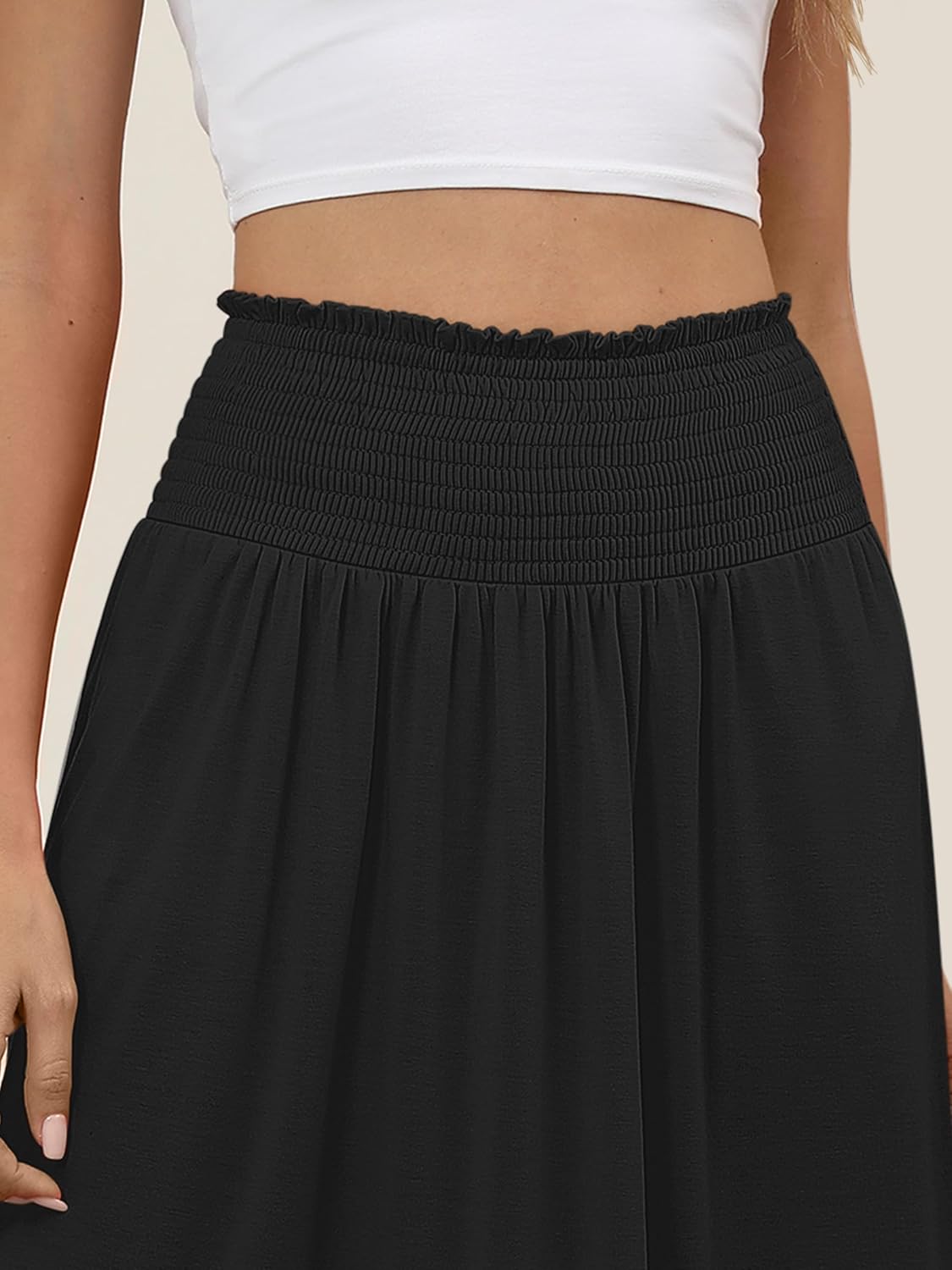 Lulu Women's Long Skirt – Bohemian Floral Maxi Skirt, High Waist & Flowing