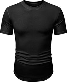 Norman Men's T-Shirt – Slim Fit Stretch T-Shirt, Longline & Summer Sport