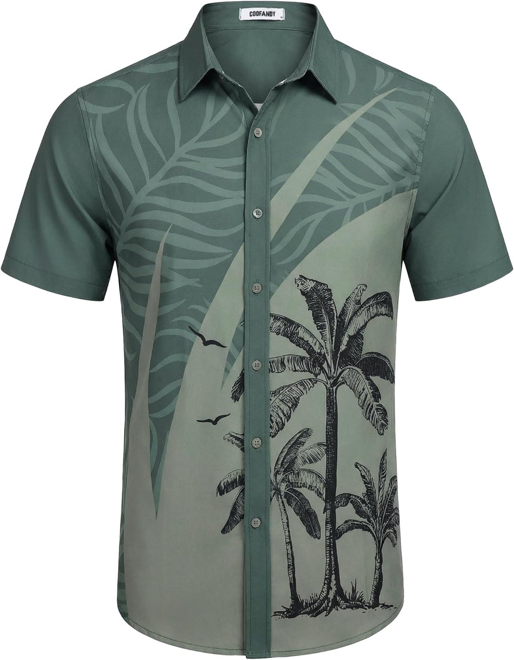 Carlos Men's Hawaiian Shirt – Tropical Summer Shirt, Lightweight & Quick-Drying