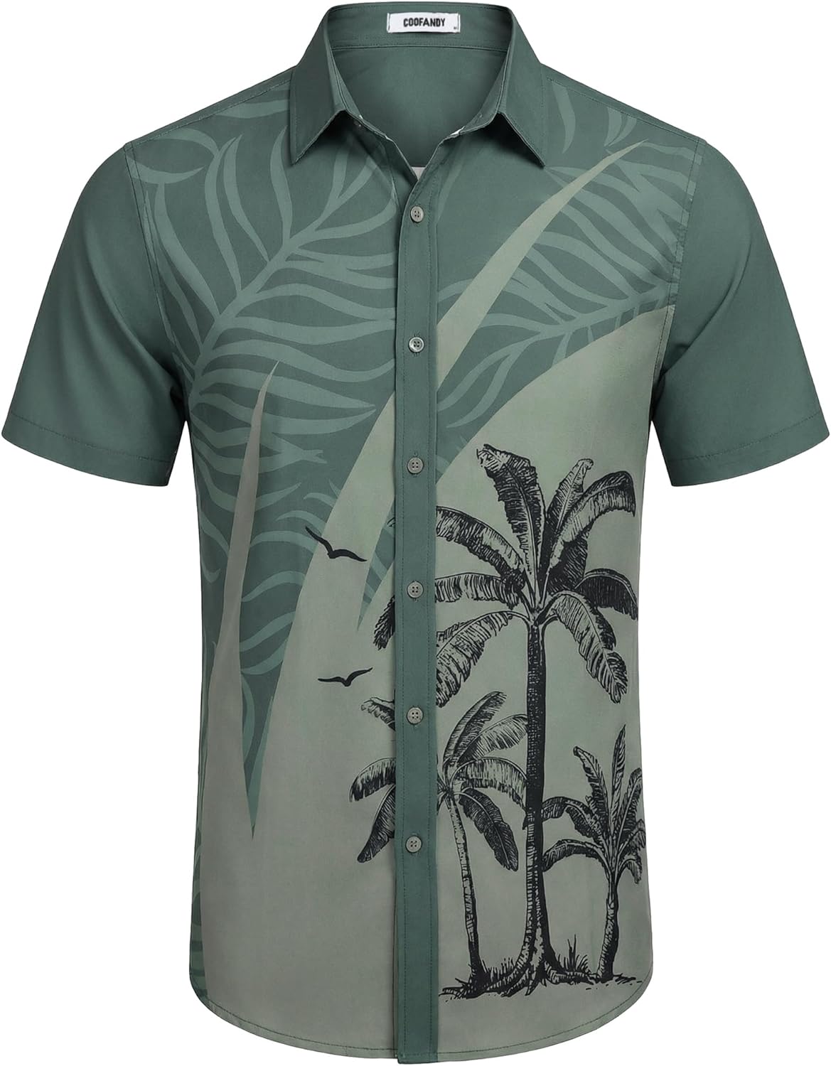 Carlos Men's Hawaiian Shirt – Tropical Summer Shirt, Lightweight & Quick-Drying