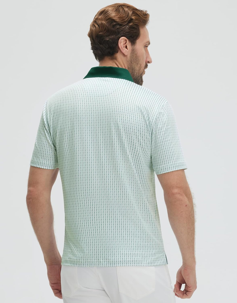 Victor Men's Polo – Printed Golf Polo, Breathable UPF30+ & Quick Drying