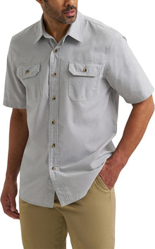 Paul Men's Shirt – Classic Short Sleeve Shirt, Relaxed Fit & Pockets