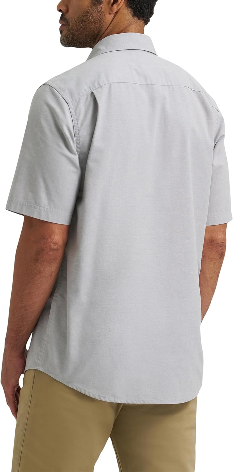 Paul Men's Shirt – Classic Short Sleeve Shirt, Relaxed Fit & Pockets