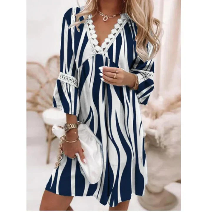 Cassandra Summer Dress for Women - A luxurious bedroom featuring a comfortable shape and a fresh design