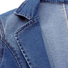 Magdalena Women's Blazer – Modern Elegant & Versatile Denim Blazer for All Occasions