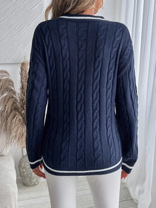 Amélie Laurent | Cable Knit Sweater For Women