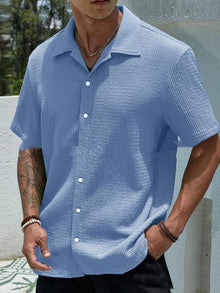 Jay Casual Shirt Men – Modern Short Shirt for Summer, Holidays & Daily Use