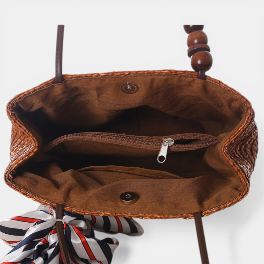 Women's Straw Shoulder Bag