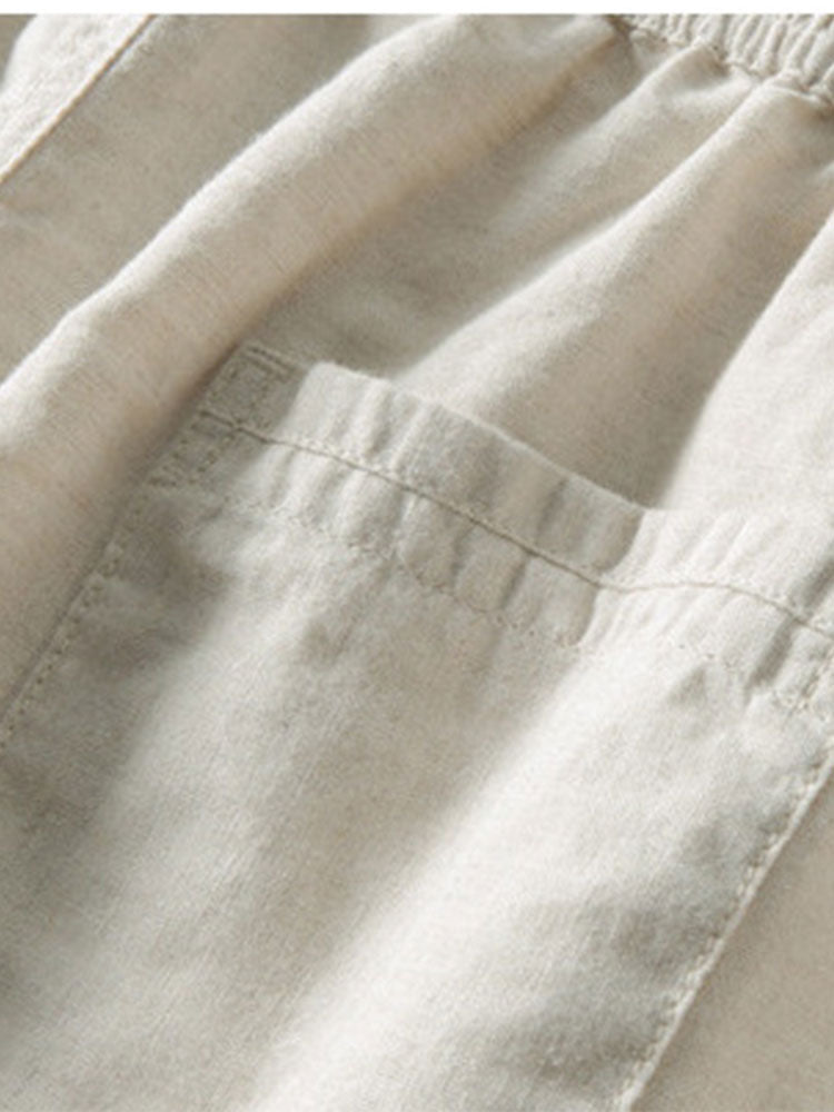 Richard Summer Men's Set – Breathable Linen Look with Short Sleeves & Comfortable Pants