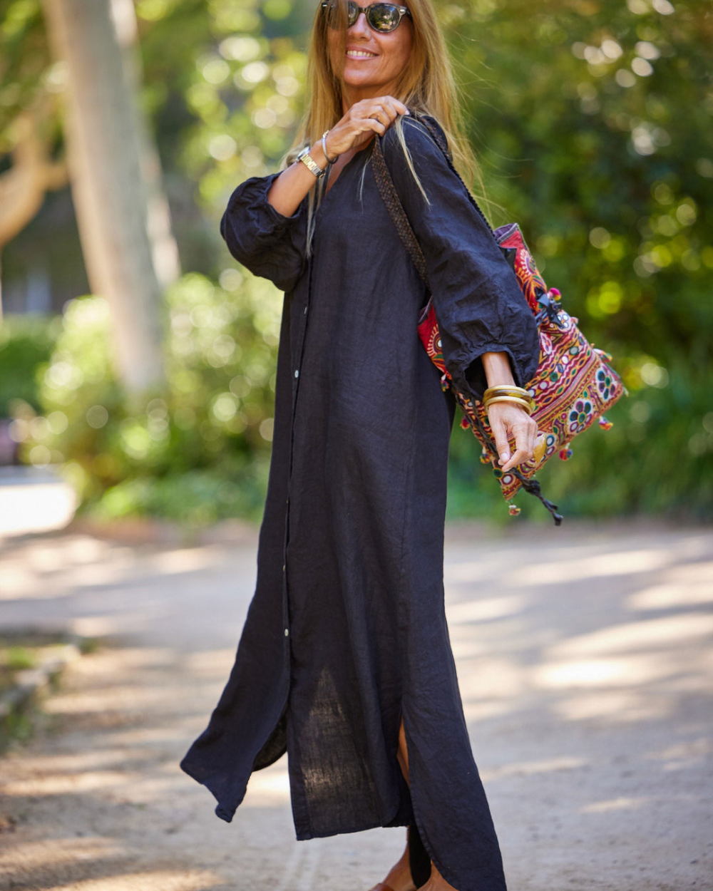 Sereana Summer Dress Women – Elegant Silk Dress with Flattering Cut & Luxury Fabric