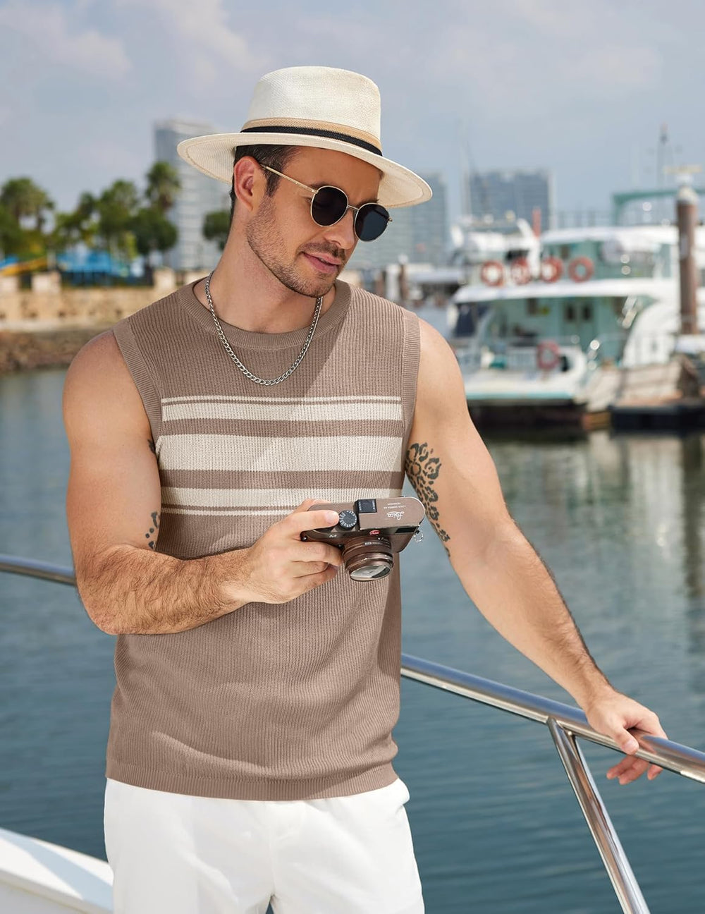 Evan Men's Tank Top – Breathable Mesh, Summer & Bodybuilding Style