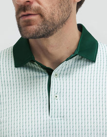 Victor Men's Polo – Printed Golf Polo, Breathable UPF30+ & Quick Drying