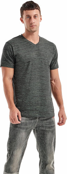 Ethan Men's T-Shirt – V-Neck Stretch Cotton Tee, Slim Fit & Casual Style