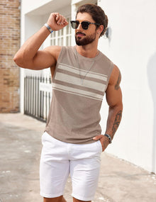 Evan Men's Tank Top – Breathable Mesh, Summer & Bodybuilding Style