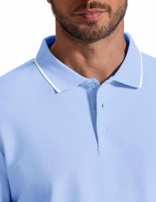 Robert Polo Men – Cotton Piqué Polo, Lightweight & Casual Chic Summer Style