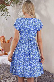 Clara Midi Dress for Women – Sleeveless V-Neck Buttoned Dress with Pockets Summer