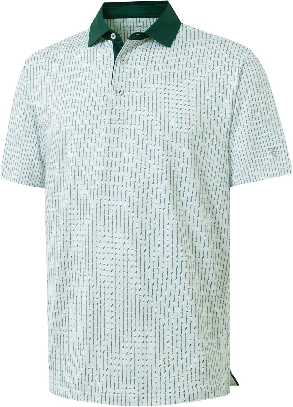 Victor Men's Polo – Printed Golf Polo, Breathable UPF30+ & Quick Drying