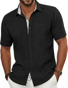 Alexandre Men's Shirt – Summer Stretch Shirt, Breathable & Casual Chic Style