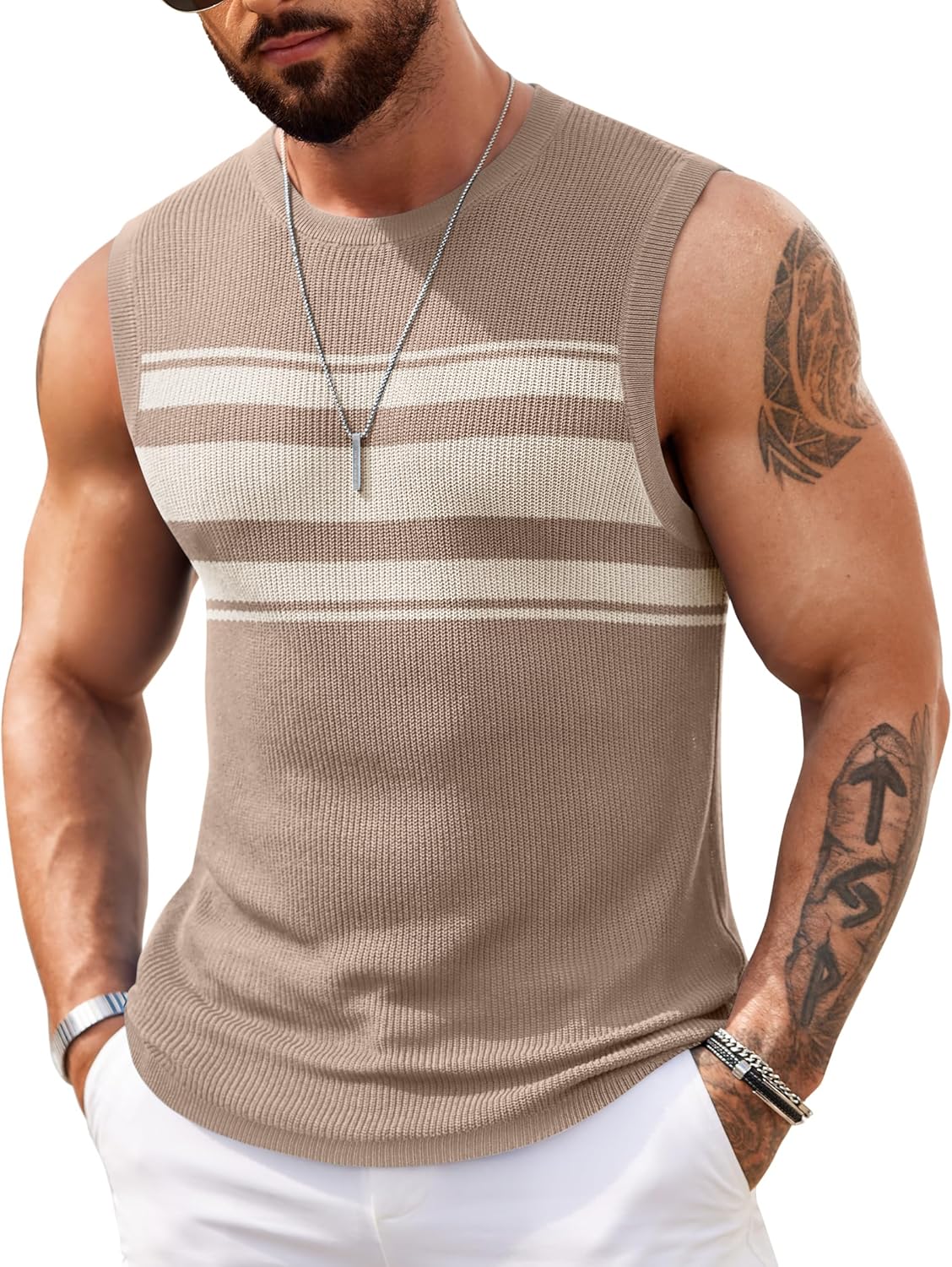 Evan Men's Tank Top – Breathable Mesh, Summer & Bodybuilding Style