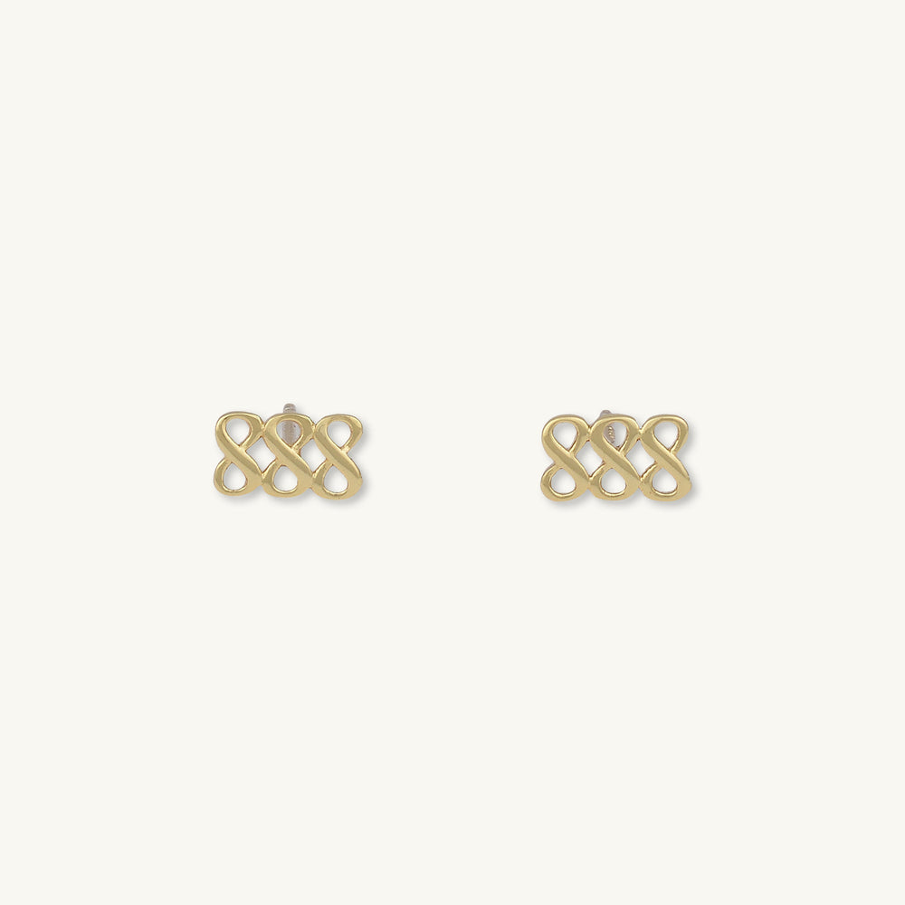 888 Angel Number Earrings
