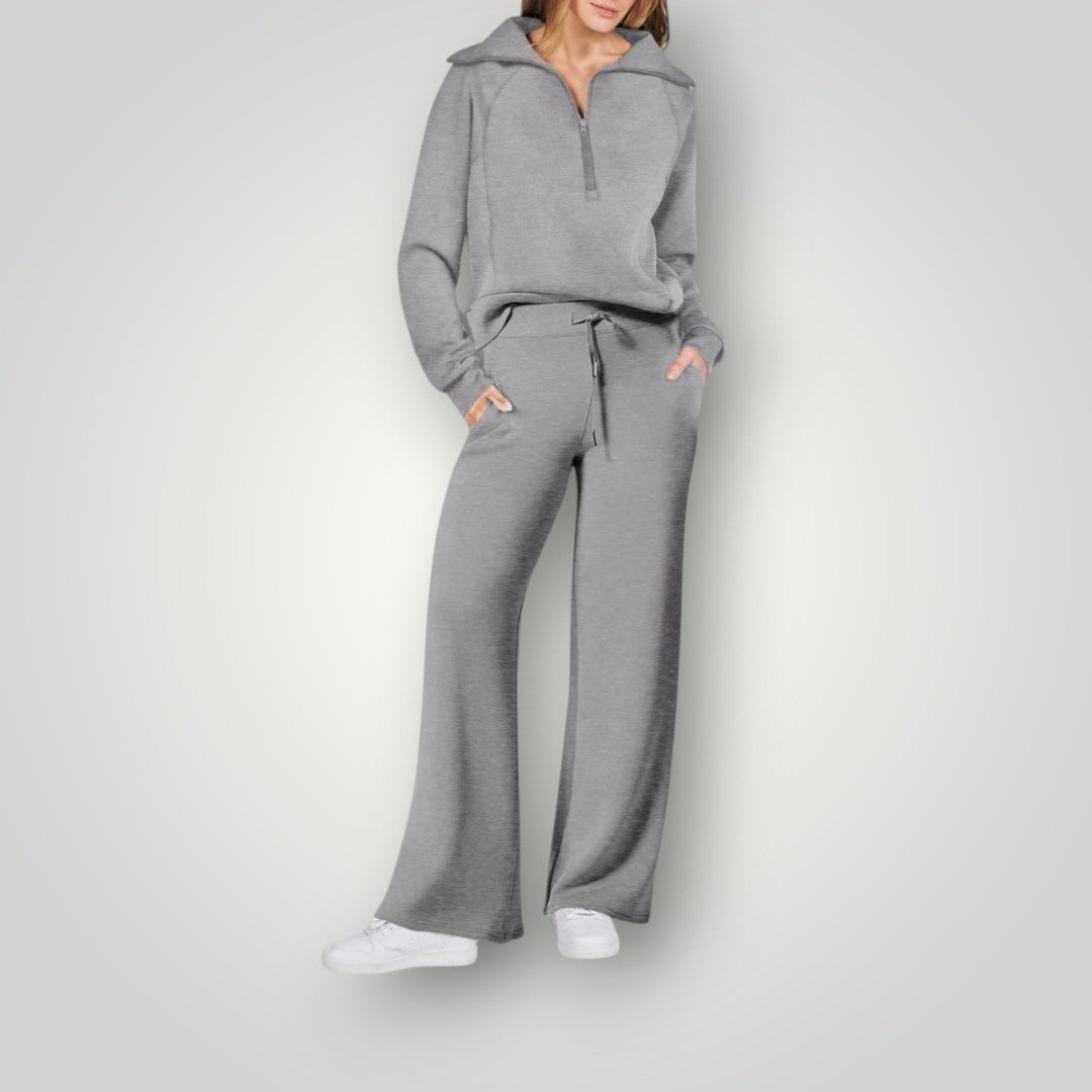 Lorena Ensemble Loungewear Woman – Comfortable 2-Piece Outfit with Breathable Top & Pants