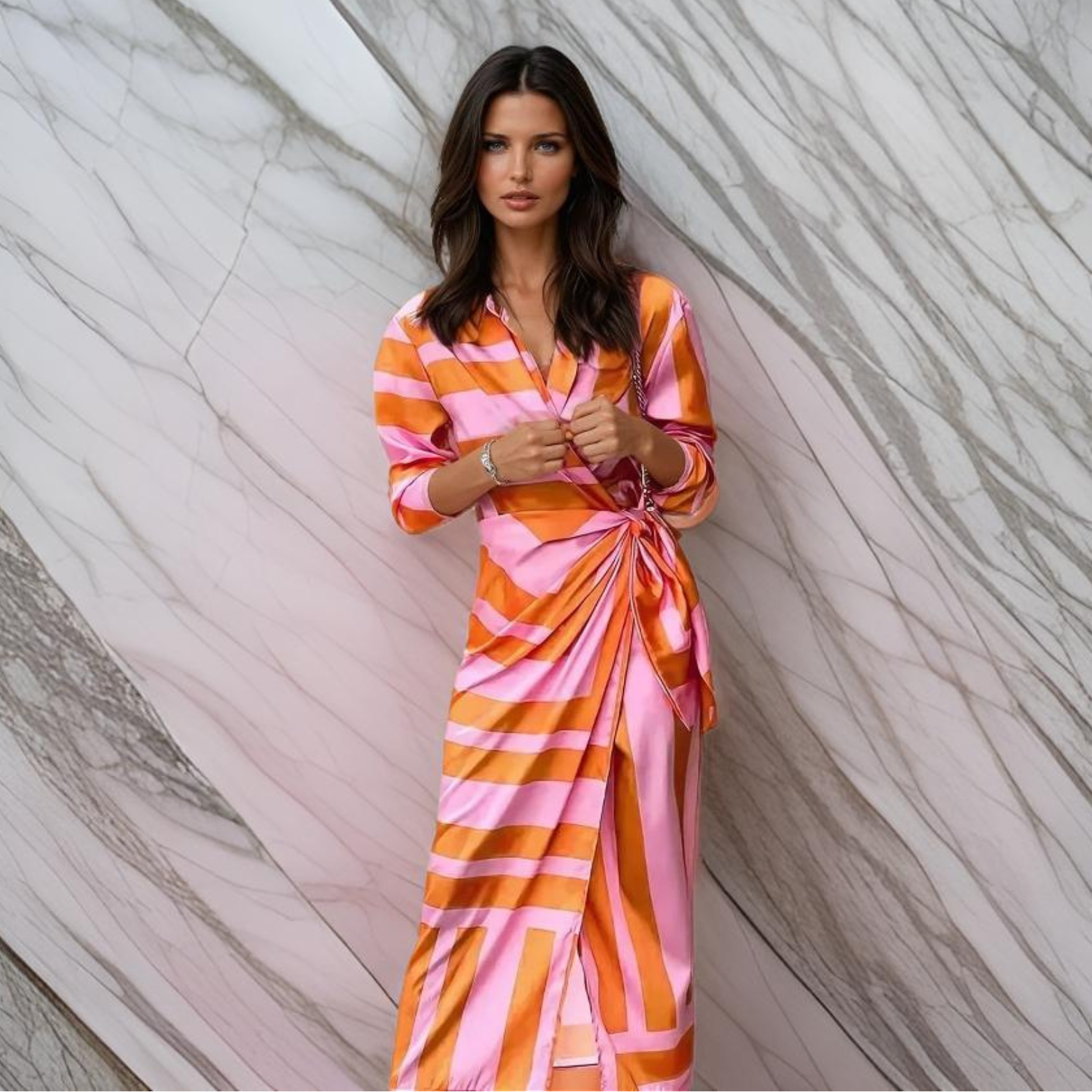 Women's wrap dress Miral – Elegant cut, flattering silhouette & summer design