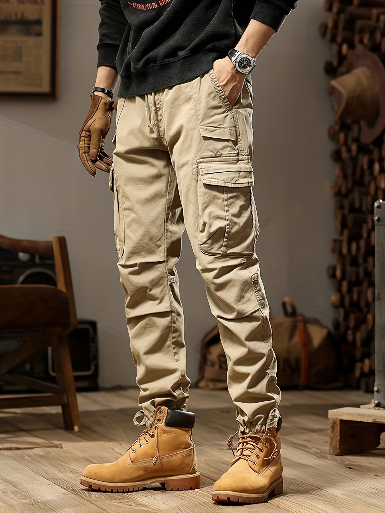 Mason Tactical cargo pants for men – Durable slim fit with multiple pockets & reinforced seams