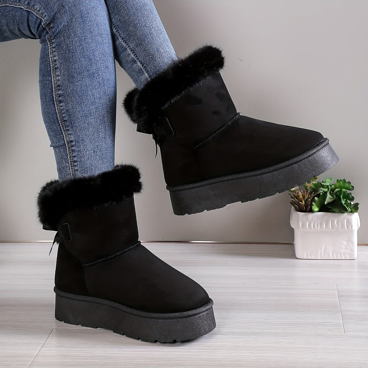 Zainab Winter Boots Women – Warm Thermal Lining & Comfortable Non-Slip Sole