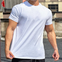 Liam Sport T-Shirt Men – Loose Cotton Short Sleeve T-Shirt with Breathable Design