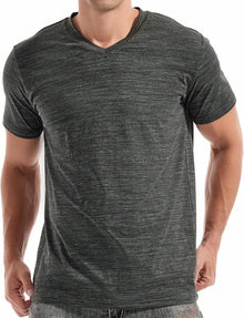 Ethan Men's T-Shirt – V-Neck Stretch Cotton Tee, Slim Fit & Casual Style