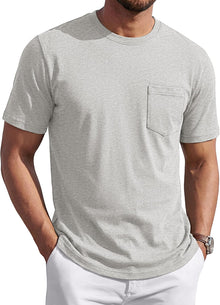 Leonardo Men's T-Shirt – Soft Cotton T-Shirt with Pocket, Breathable & Casual Summer