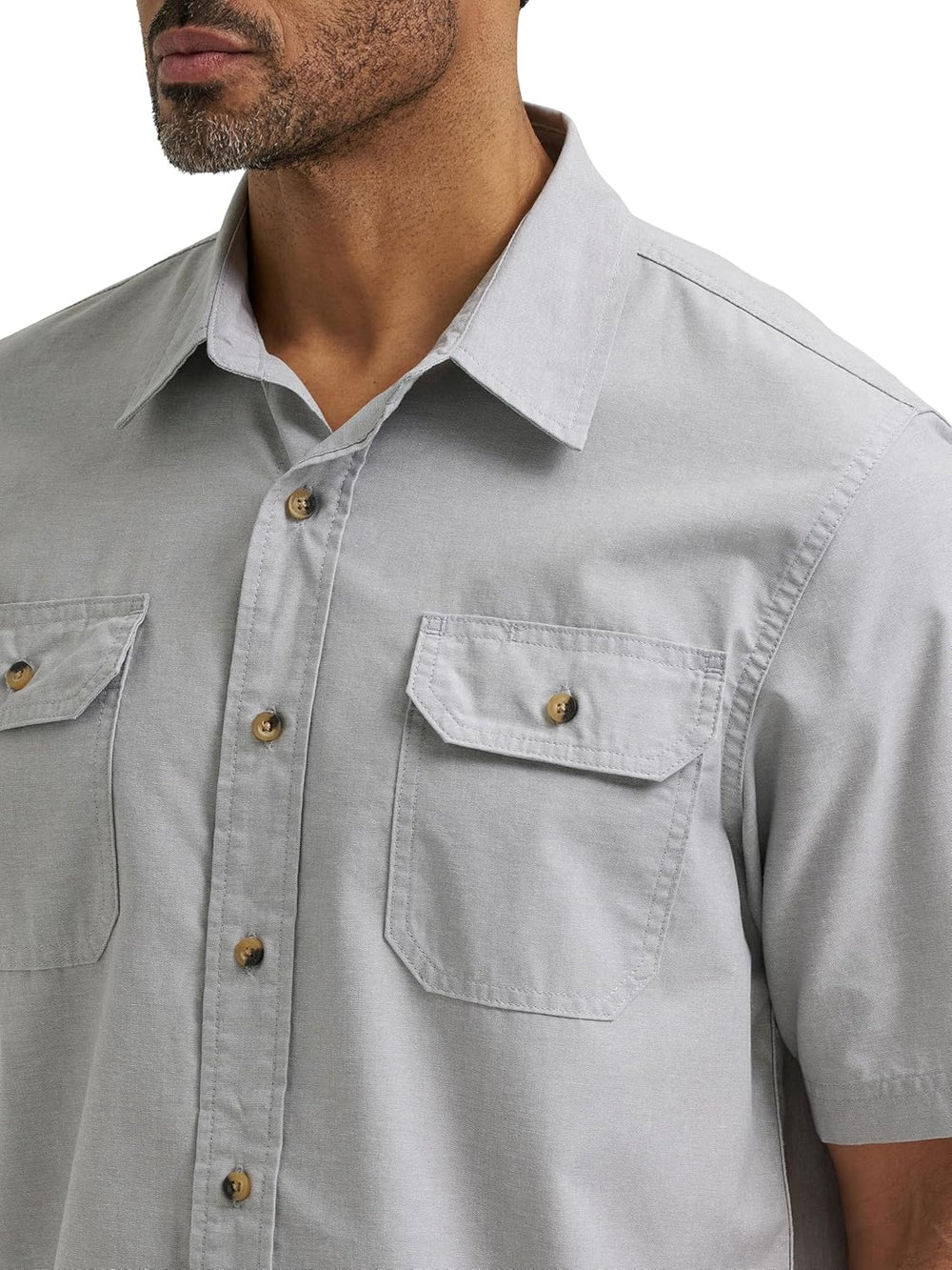 Paul Men's Shirt – Classic Short Sleeve Shirt, Relaxed Fit & Pockets